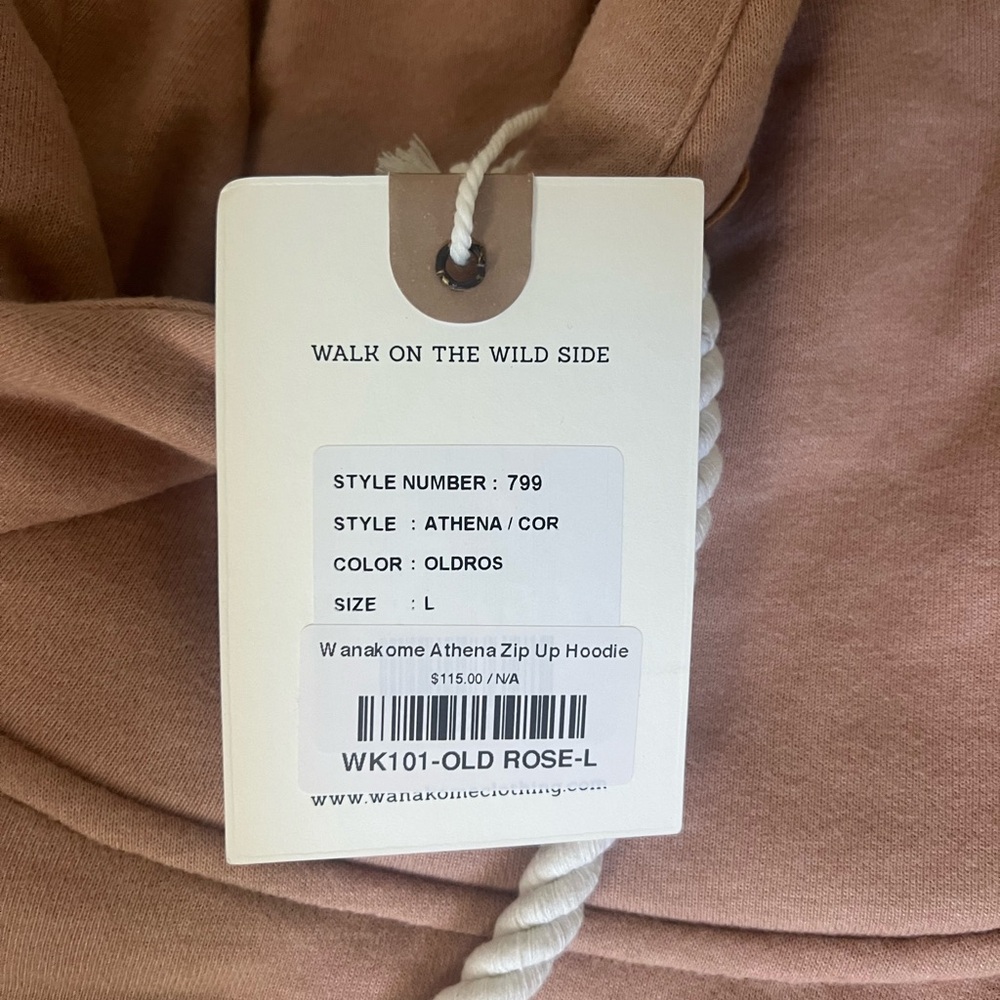 Wanakome Athena Zip Up Hoodie